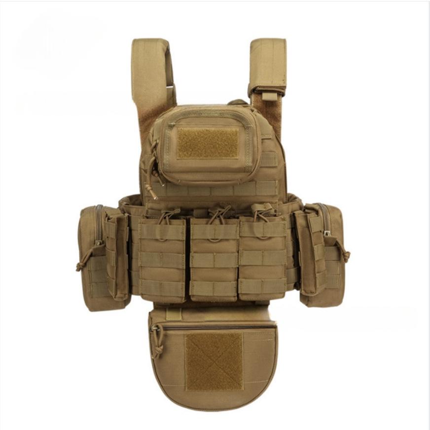 Multifunctional Breathable And Wear-Resistant Outdoor Training Suit Tactical Vest Molle Extensible System Tactical Vest one size fits all