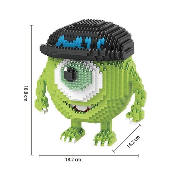D Annie Nanoblock-Cap Green Monster, Cap Green Monster, Korean Popular Toys