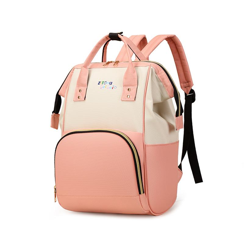 Schoolbag Customized Multifunctional Large Capacity Maternal and Infant Bag Fashion Leisure Mom Backpack Multi-compartment Dry and Wet Separation