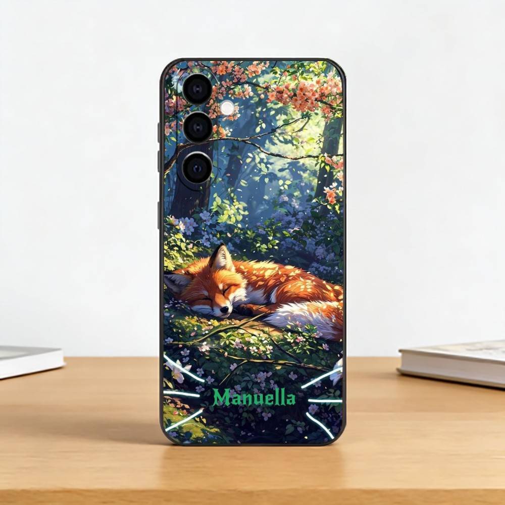 Cartoon FOX-COOL  Phone Case For Samsung Galaxy A73,A72,A71,A70,A53,A52,A51,Soft Silicone Black Cover Samsung a42 5g