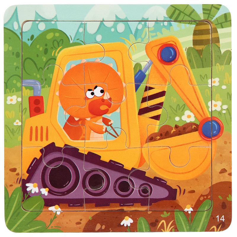 Wooden Educational Jigsaw Puzzle for Kindergarten Children - Fun Hands-On Matching Game
