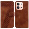 For Xiaomi Redmi 15C 5G (EU) (173mm)/15C 4G (EU) (173mm) Stand Case 7-Shaped Pattern Imprint Leather Phone Cover with Strap