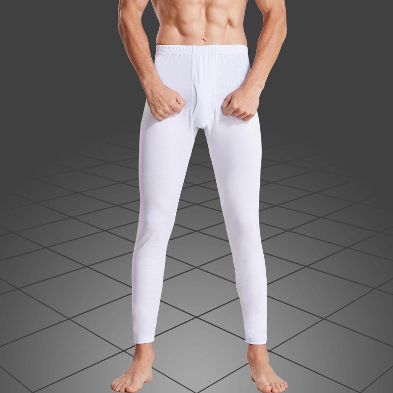 Herren Baumwolle Wolle Hose mit hoher Taille - Leicht, Locker geschnitten, Perfekt für Frühling und Herbst