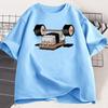Sushi Gym T Shirt Funny Unisex Women Summer Harajuku ONeck Cotton Short Sleeve Tshirt Sportswear Print Tshirt Streetwear Clothing