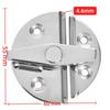 55mm Diameter Boat Door Twist Lock Latch Marine Grade Round Button Design Marine Hatch Catch Latch 316 Stainless Steel