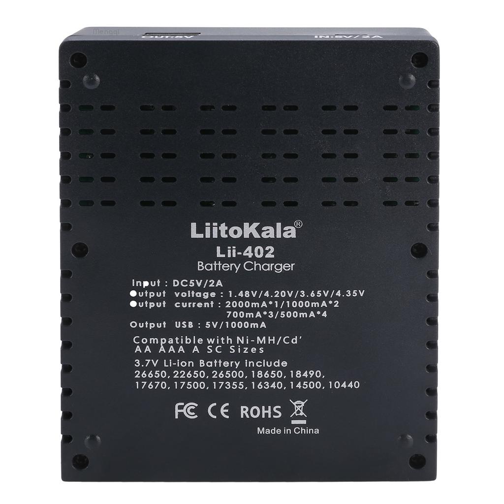 Xtar VC4 Ladegerät 4x Samsung Li-Ionen Akku INR18650 25R 3,7V 2500mAh 20A