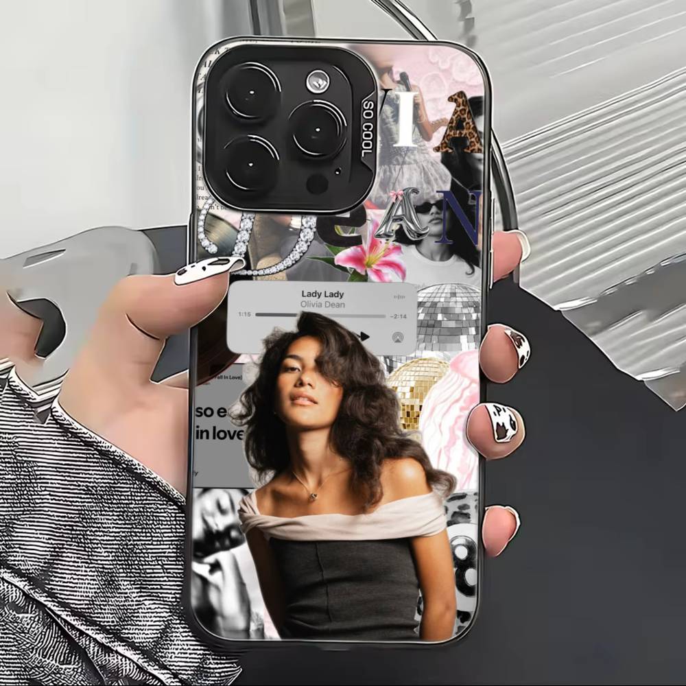 British Singer O-Olivia Dean Phone Case For iPhone 17,16,15,14,13,12,11 Plus,Pro Max,XS,Colorful Silver Phone Case Funda Cover