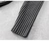 Four-Stripe Unisex Thick Knit Cardigan - Lapel Long Sleeve for Autumn/Winter
