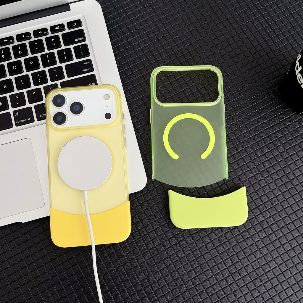 iPhone 16 Magnetic Case: Semi-Transparent, Skin-Feel Frosted, Large Hole Protection, Compatible with 15/14 Models