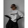Fashion Cotton Simple Letter Prints T-Shirts Womens Loose O-Neck Short Sleeve Tops Summer Street Female Clothes