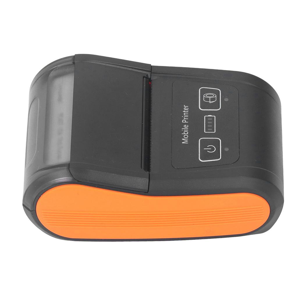 58mm Thermodrucker 203DPI 90mm/s Drahtloser Mini-BT Tragbarer Belegdrucker für Supermarkt