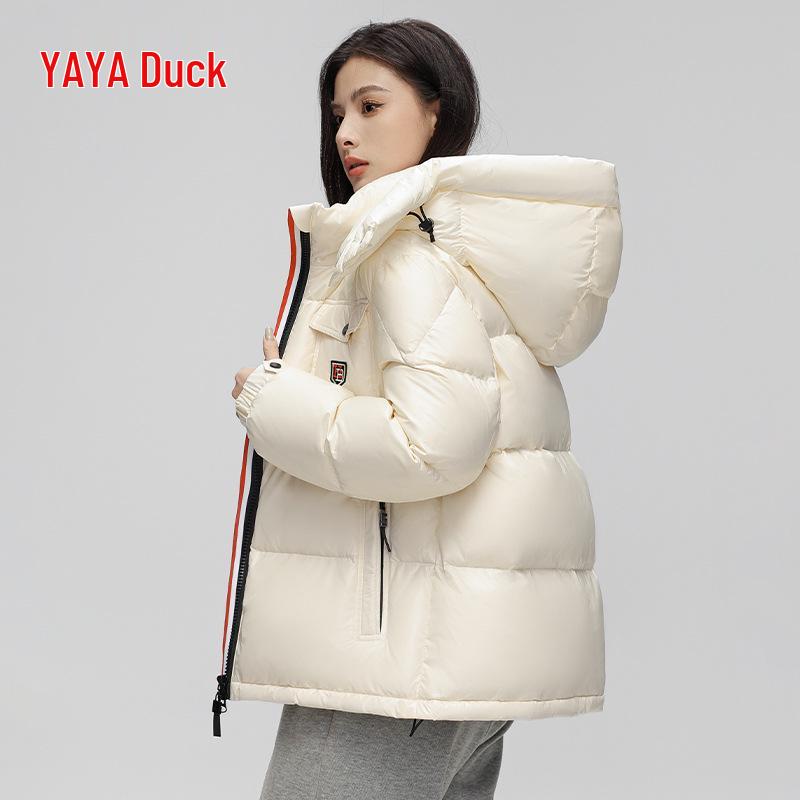 Yaya Winter 2025 Unisex Short Hooded Ski Jacket - Thick, Warm, and New Arrival