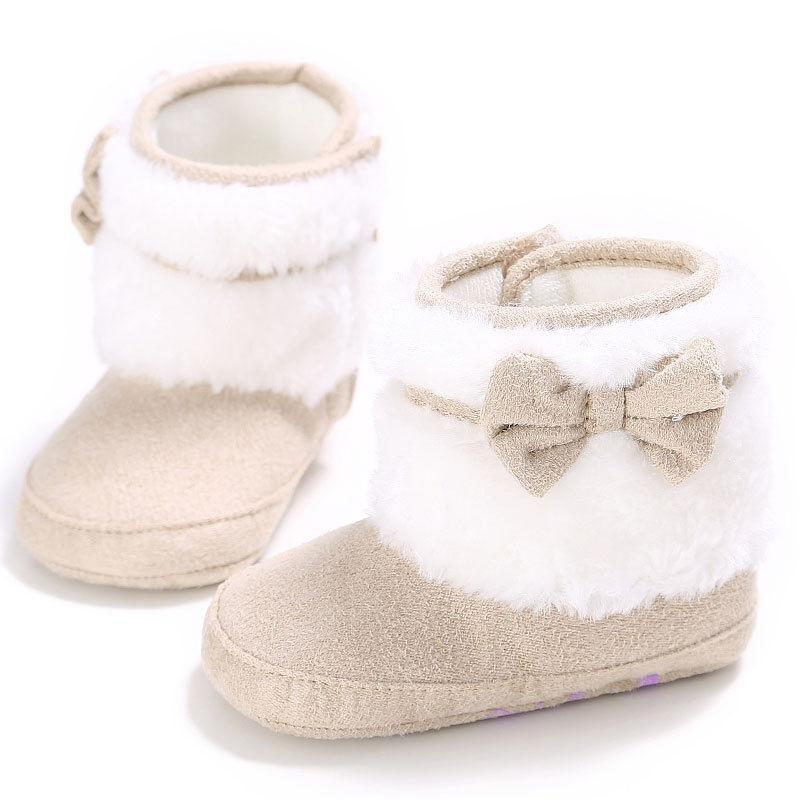 Versatile Baby Girl Boy Snow Boots Winter Booties For Newborn Crib Shoes 0-18m