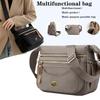 Practical Multi-pocket Women's Crossbody Bag for Daily Outings Stylish Multi- Lightweight Versatile Casual Nylon Bag