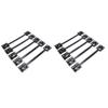 10pcs Car Door Sill Strip Clip 164987 9174457 For Opel For Astra G For Vectra B For Zafira A ABS Sill Trim Fastening Clips