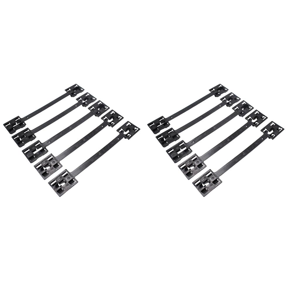 10pcs Car Door Sill Strip Clip 164987 9174457 For Opel For Astra G For Vectra B For Zafira A ABS Sill Trim Fastening Clips