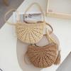 2024 Handgefertigte gewebte Stroh-Umhängetasche - Damen Beliebte Sommer-Schultertasche für Strandurlaube