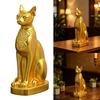 3,74 Zoll hohe ägyptische Katzen-Göttin Bastet Statue, Bastet Figur Ornament des Alten Ägypten Sammlerstücke Heimdekorationen