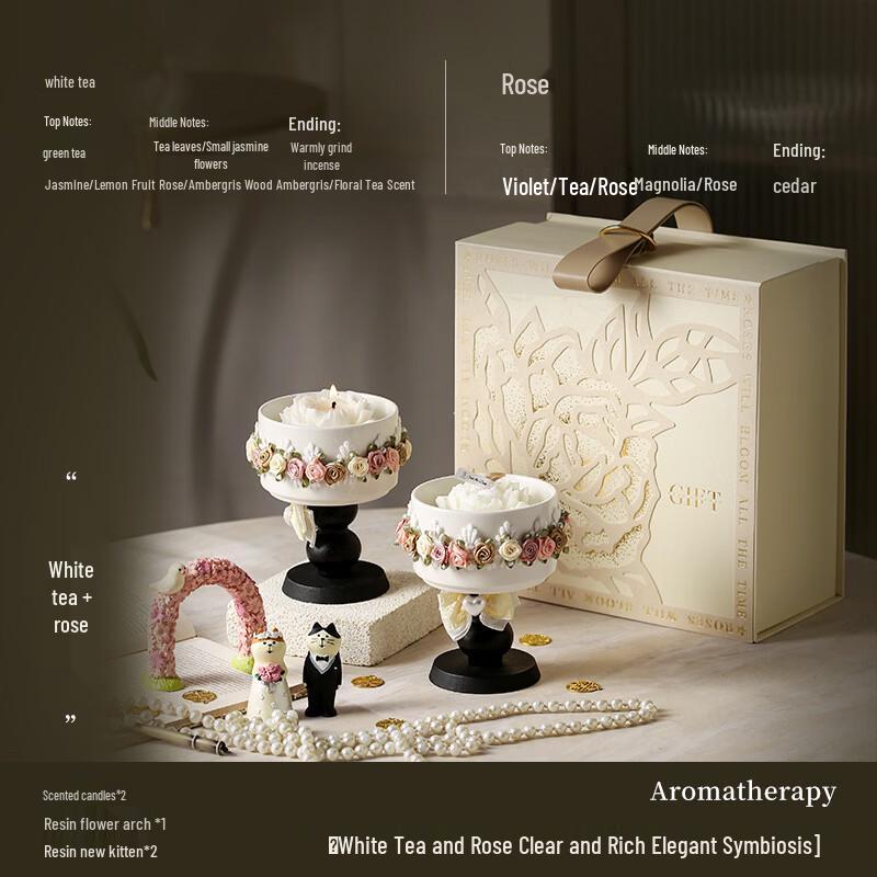 Handton Romantic Garden Scented Candle Gift Box