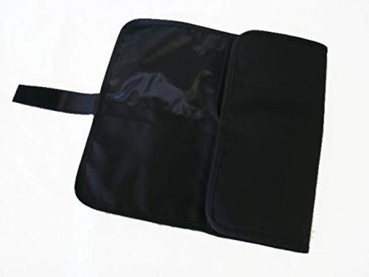 Made in Japan Makeup Brush Case with 12 Pockets L Size Black
