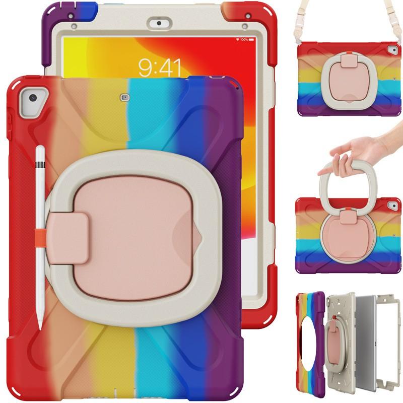 Rotating Wrist Strap Stand Case IPad 9.7 Inch Air Air2 PC Hard Shell With Shockproof Anti-Slip Grip