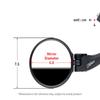 Bike Bicycle Handlebar Rear Rearview Mirror Safety
