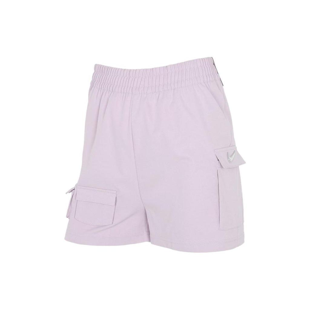 Nike Sportswear Swoosh Woven Running Multi-Pocket Shorts Women Shorts Pink CZ9382-576
