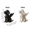 3D Printed Angel Dog Statue Smooth Surface Pet Memorial Statue  Home Desktop Decor