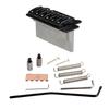 Professional 2 Point Tremolo System Metal Texture for Electric Guitars with Roller Saddles and Installation Hardware