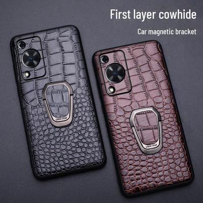 Genuine Leather Crocodile Pattern Case for Huawei Enjoy 70/70Pro