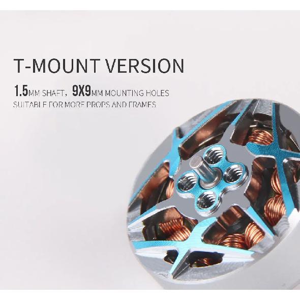 4PCS T-MOTOR P1604 KV2850 6S/KV3800 4S Brushless Motor 1.5mm Shaft 9*9mm Holes For RC FPV Freestyle 3.5inch Sub 250g Drone