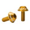 2 Pieces Water Bottle Cage Screw Anodized Finish Bike Fasteners CNC Machined
