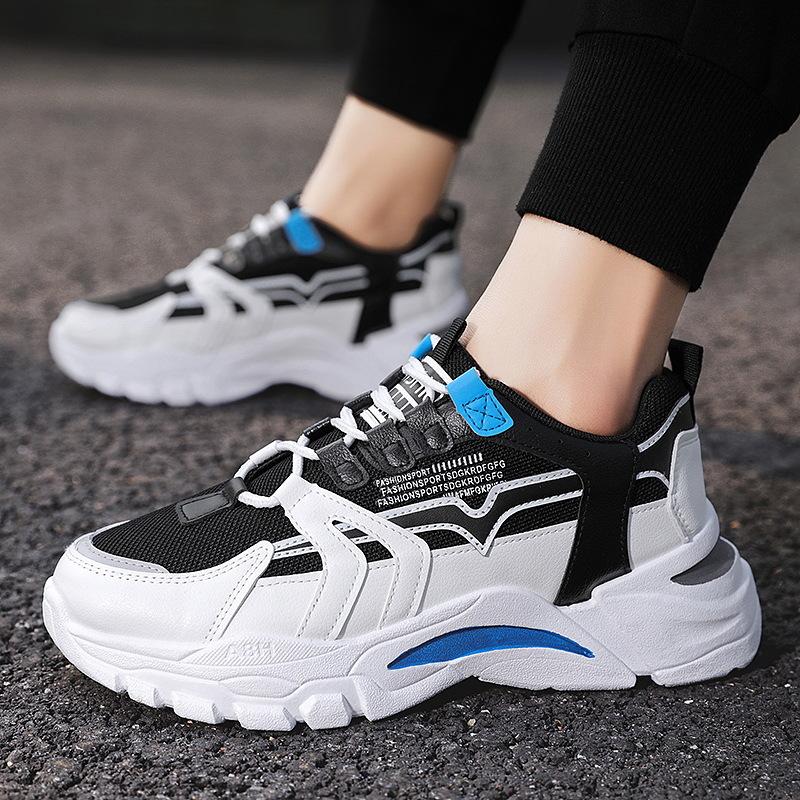 22 spring new mesh sports shoes trendy student ins dad shoe size casual running 35