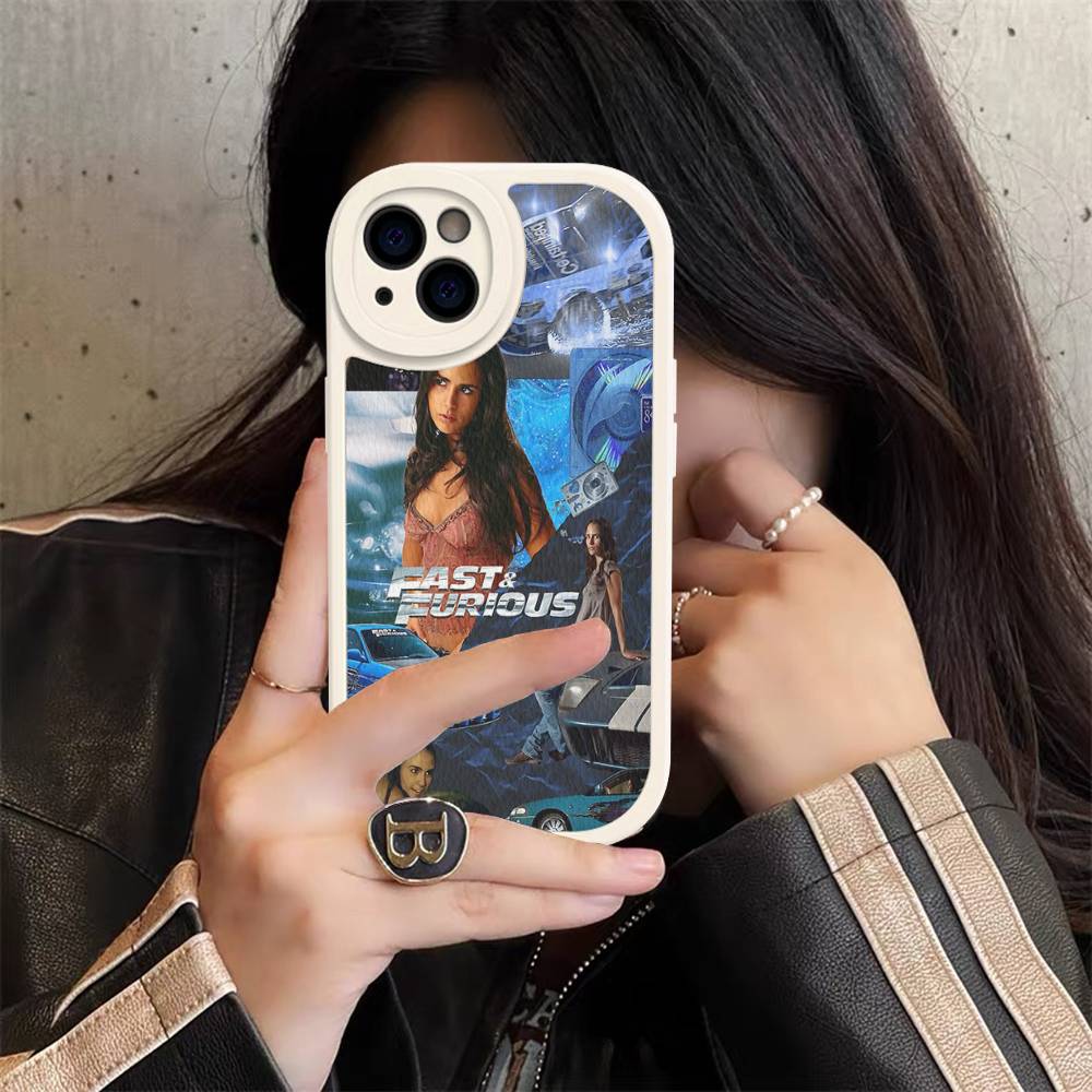 Action Movie Series Fast F-Furious Phone Case For IPhone 16 15 14 13 12 11 Pro Max Plus Leather Cover