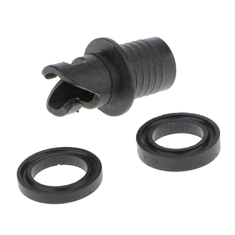 Inflatable Boat Valve Adapter Plastic Inflation Device Water Pump Connector for Kayak Dinghy