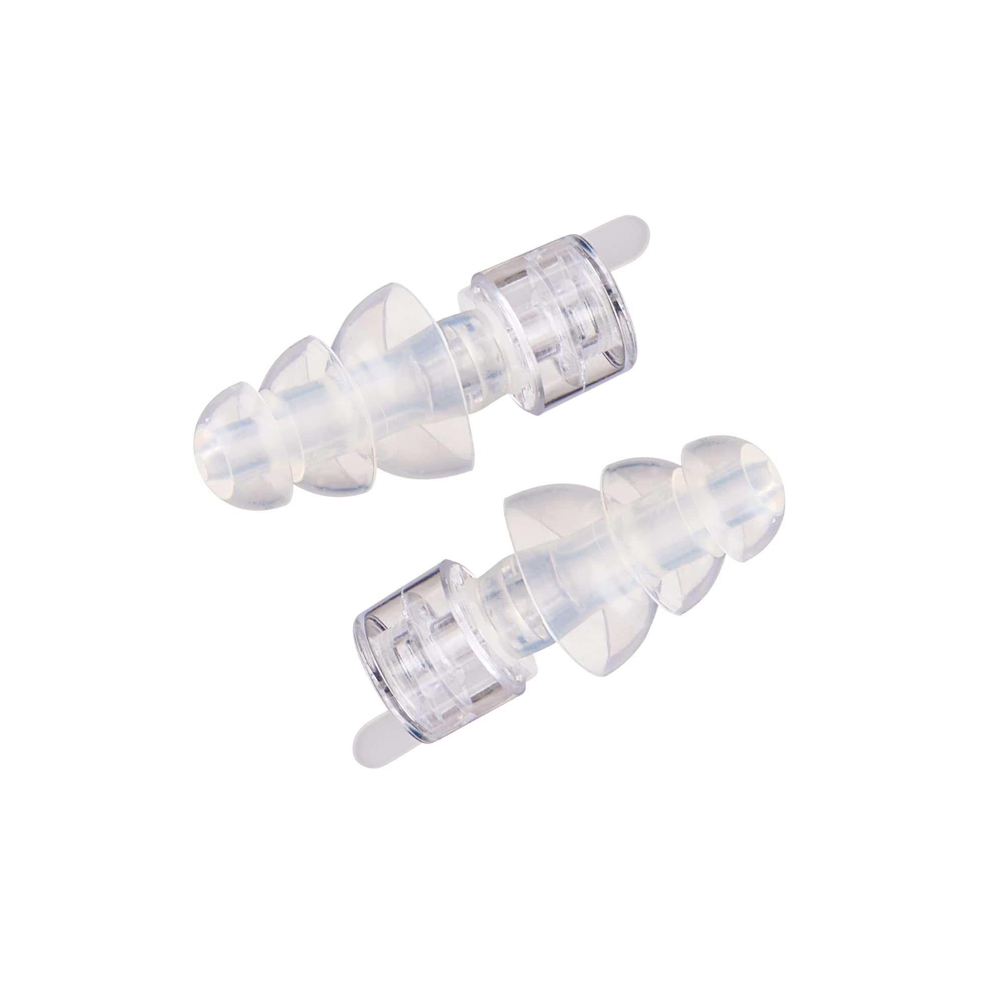 Etymotic Research ER20XS Series Standard Fit Earplugs 3-Flange Eartips Clear Noise Reduction Up to 20dB 1 Pair
