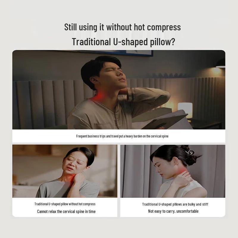 SKG Heated U-Shape Travel Neck Pillow CN plug (adapter included)