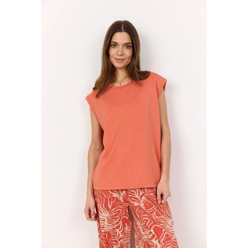 

and American Single Spring and Summer Thin Extra Large round Neck Ice Silk Quick-Drying Sleeveless Vest Modal Easiest for Match Bottoming Shirt Brick Red S