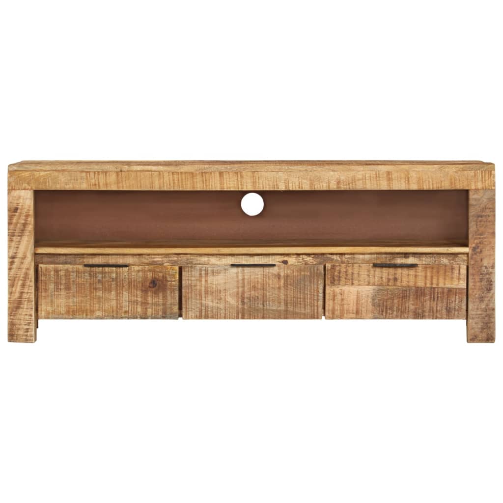 Vidaxl Szafka Pod Telewizor, 110X30X40 Cm, Surowe Drewno Mango