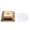 Solar Powered For 360 Degree Rotating Display Stand for Jewelry Watches Mobile Phones and Products with Turntable Base