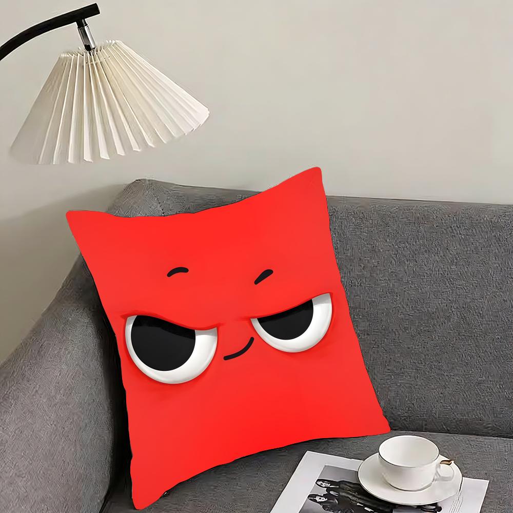 Funny Emoji Cute Cushion Cover Pillowcase Ultra Soft Skin Friendly Fabric Cloud Like Comfort & Concealed Zipper