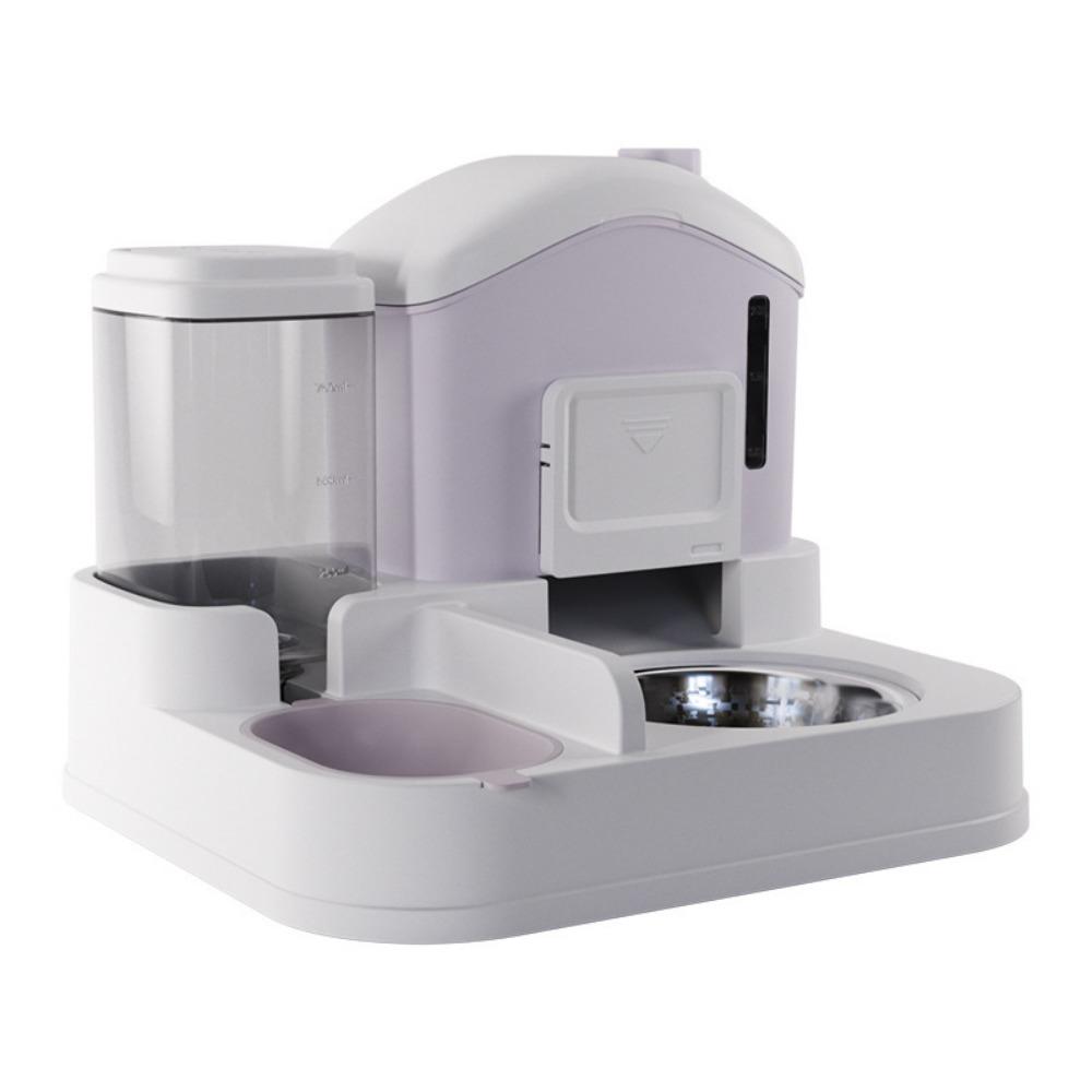 

Автоматическая кормушка для кошек большой вместимости 2-в-1 миска для кошек и собак милая двойная миска для собак домашнее использование