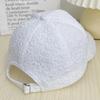 Lace Baseball Cap Mesh Sunscreen Hat Fashion Duck Tongue Hat  Spring and Summer