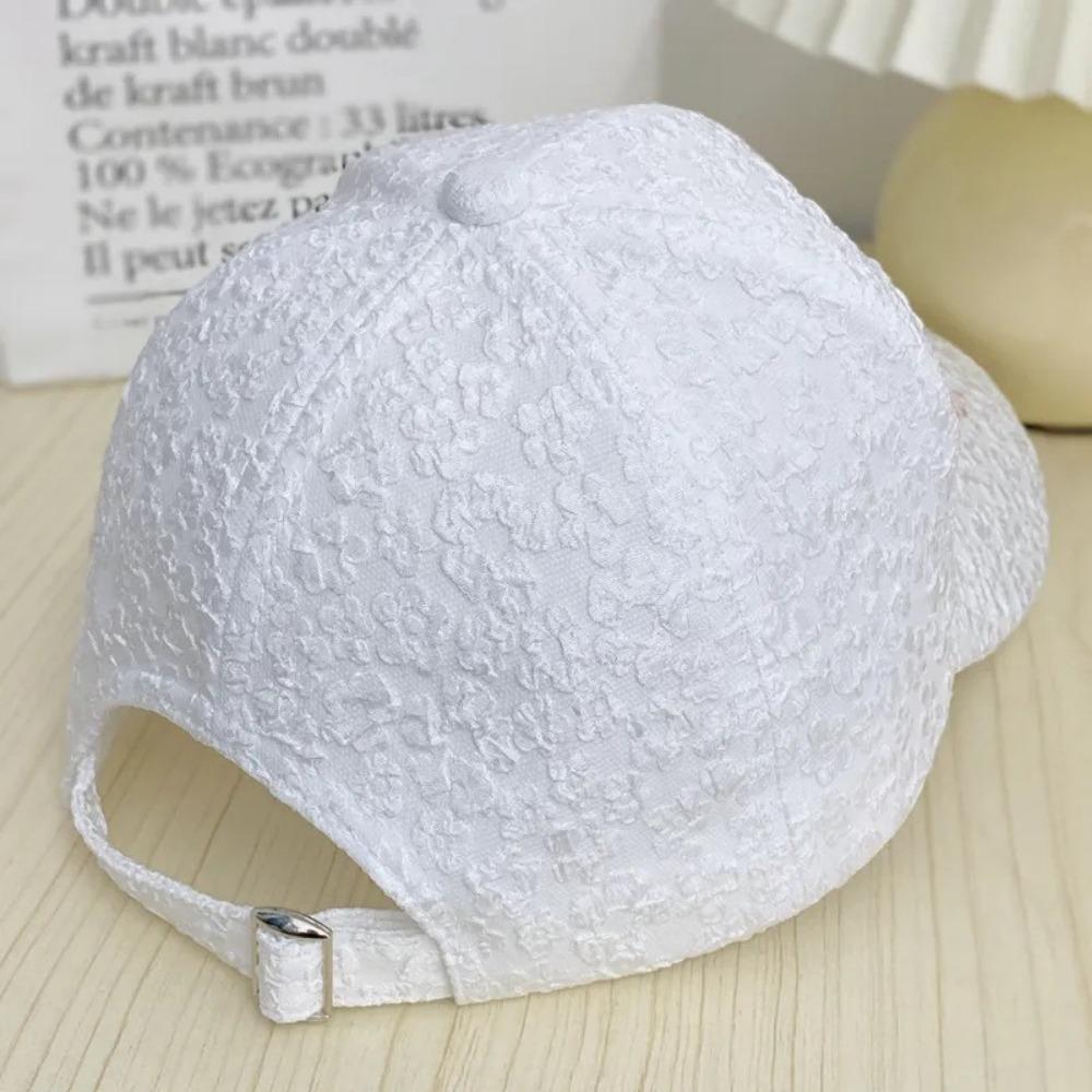 Lace Baseball Cap Mesh Sunscreen Hat Fashion Duck Tongue Hat  Spring and Summer