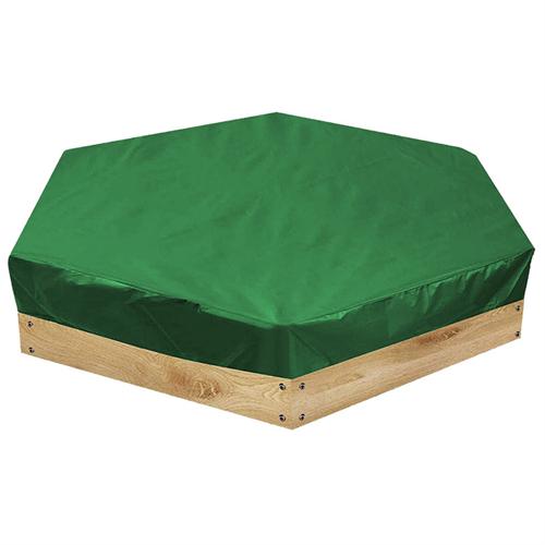 Hexagon Sandbox Cover Waterproof Anti-UV Dustproof 190T Polyester Taffeta Outdoor Sand Pit Covers Patio Furniture Protector