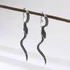 Retro Rhinestone Snake Earrings: Fashionable, Unique, High-End Vintage Style Jewelry