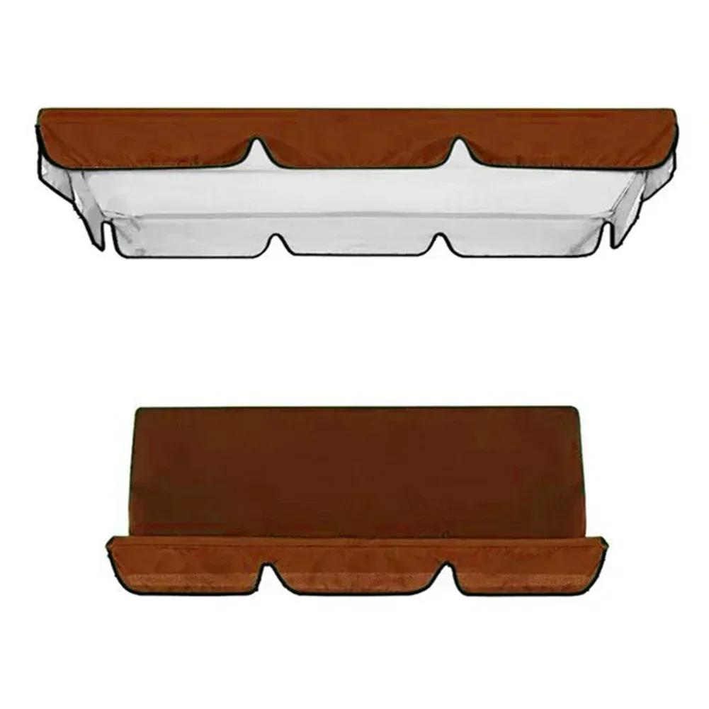 Garden Swing Awning Seat Replacement Set Swing Awning Seat Replacement Set 3 Seat Covers Swing Awning Cover Garden Swing Awning