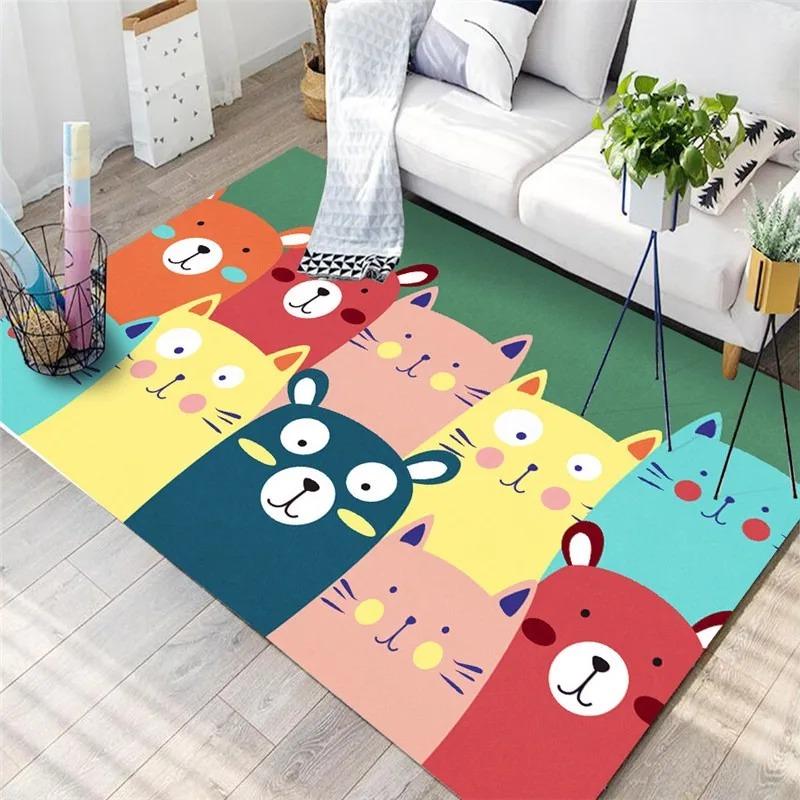 Cute Cartoon Girl Bedroom Floor Mat Decoration Home Living Room Floor Mat
