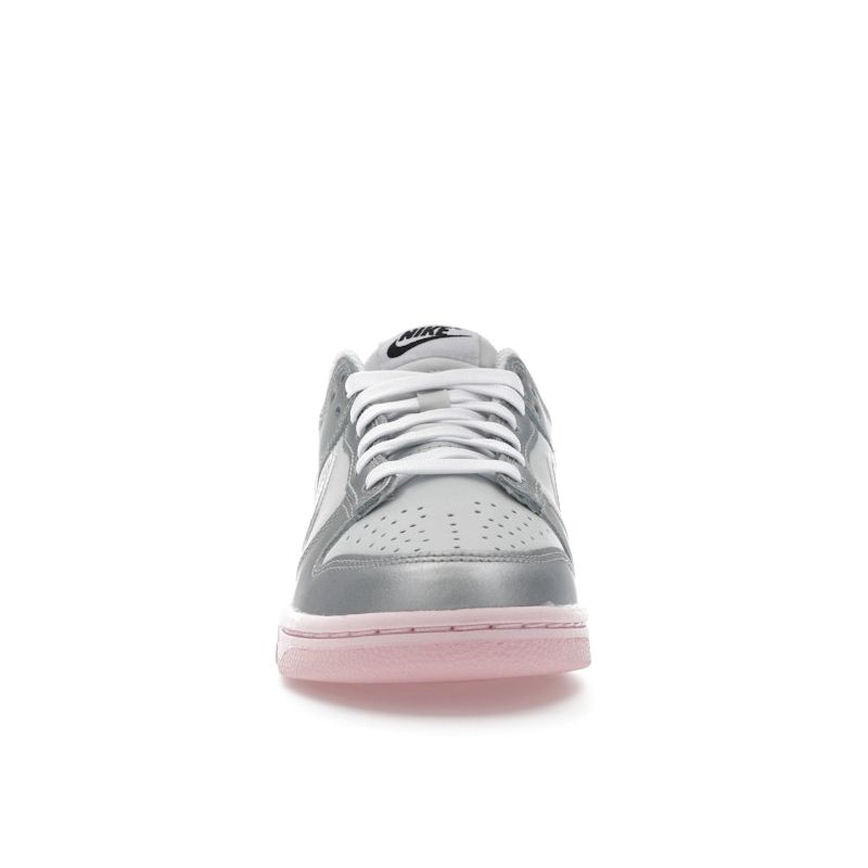 Nike Dunk Low LX Photon Dust Pink Foam Women Sneakers Grey Medium-Soft-Pink Metallic-Silver HM3698-006