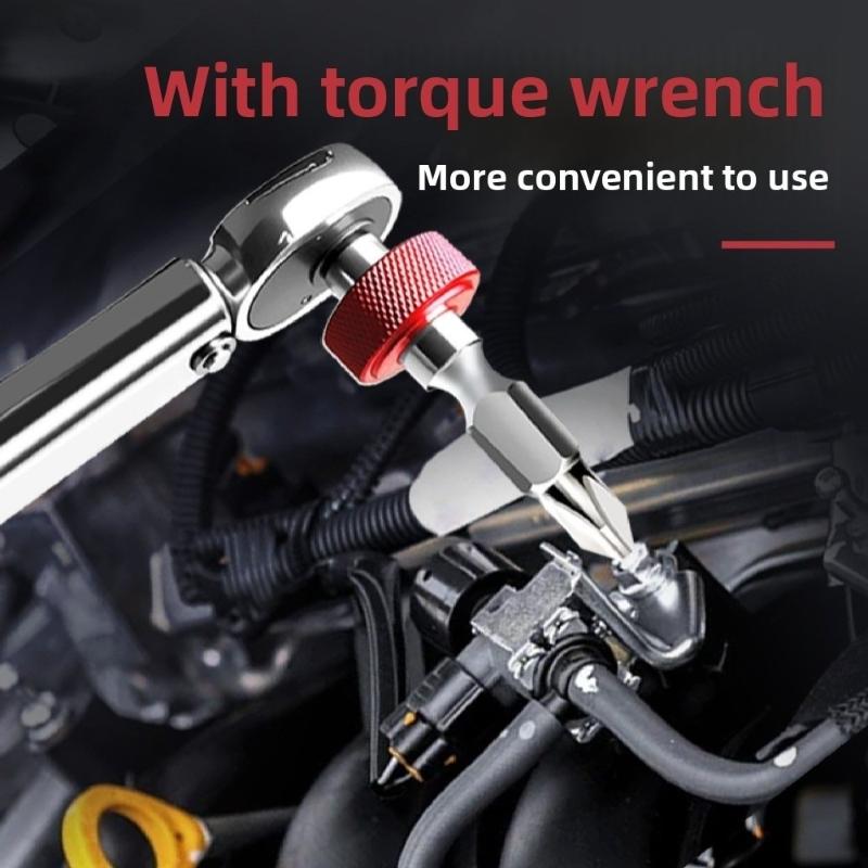 1/3Pcs Portable Magnetic Drive Short Screwdriver Multifunctional Clamps Simple Mini Screwdrivers Repair Parts Aluminum Alloy